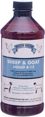 Rooster Booster B-12 Líquido para Ovejas y Cabras, 473 ml