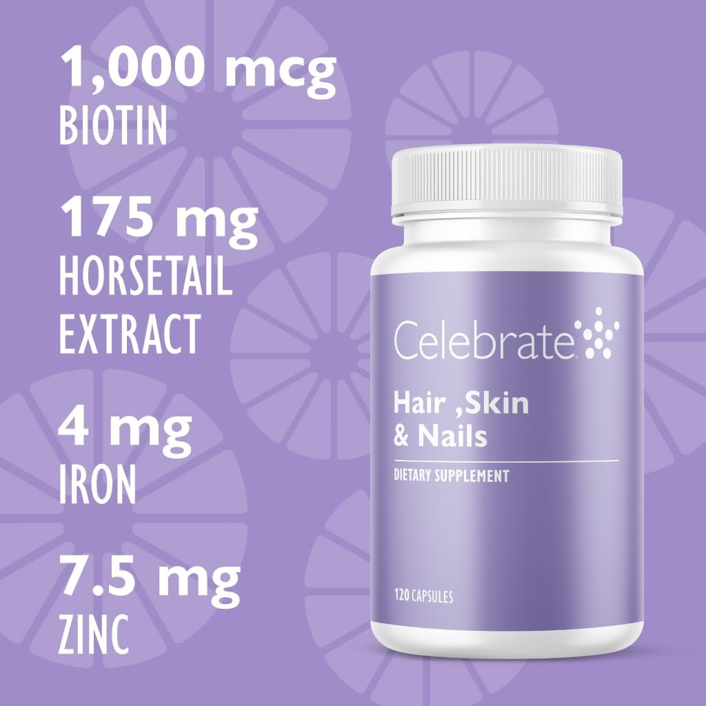 Celebrate Vitamins Piel, Cabello y Uñas - 120 Cápsulas