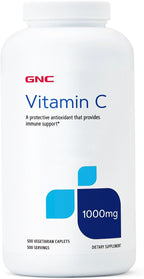 GNC Vitamina C 1000 mg – 500 Comprimidos Vegetarianos