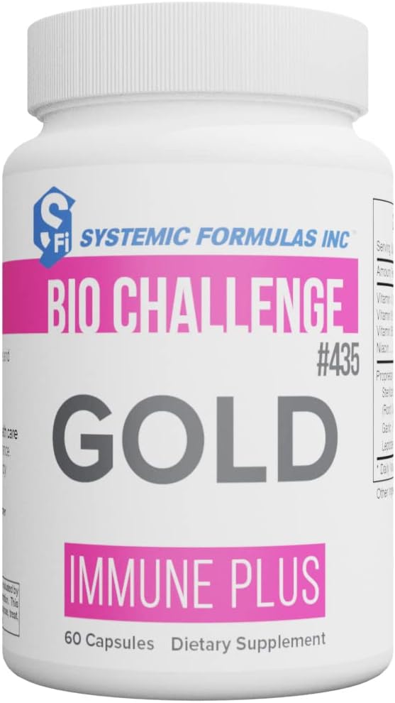 Systemic Formulas Gold Immune Plus - Apoyo Inmunológico General, 60 Cápsulas