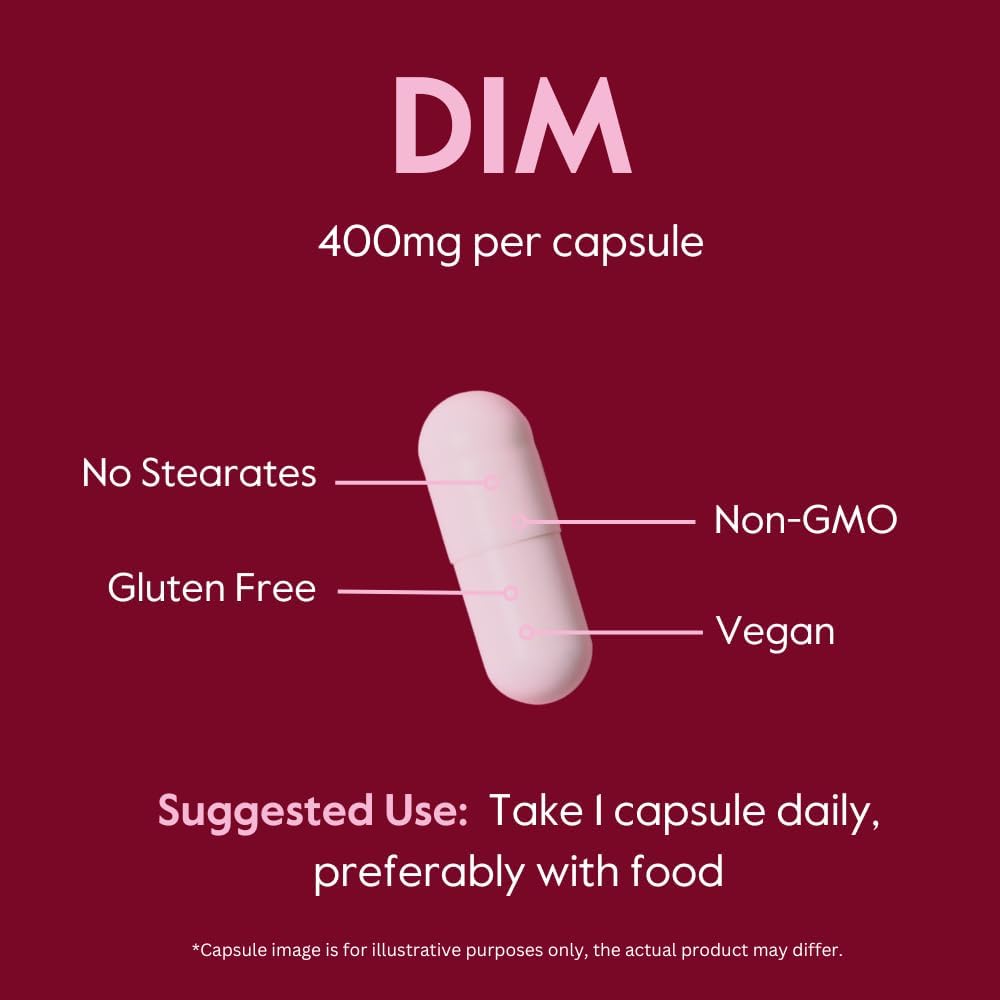 BESTVITE DIM (Diindolilmetano) 400mg con Bioperine - 120 Cápsulas Vegetales
