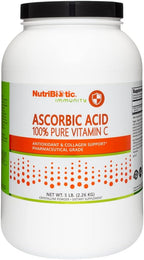NutriBiotic Ácido Ascórbico Vitamina C en Polvo, 5 Lb