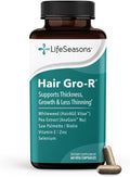 LifeSeasons Hair Gro-R - Suplemento capilar con biotina, zinc, selenio y extracto de guisante AnaGain - 60 cápsulas