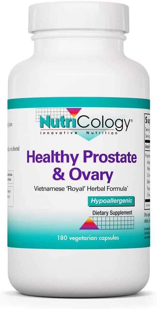 NutriCology Healthy Prostate & Ovary - Mezcla Herbal con Crinum Latifolium - 180 Cápsulas