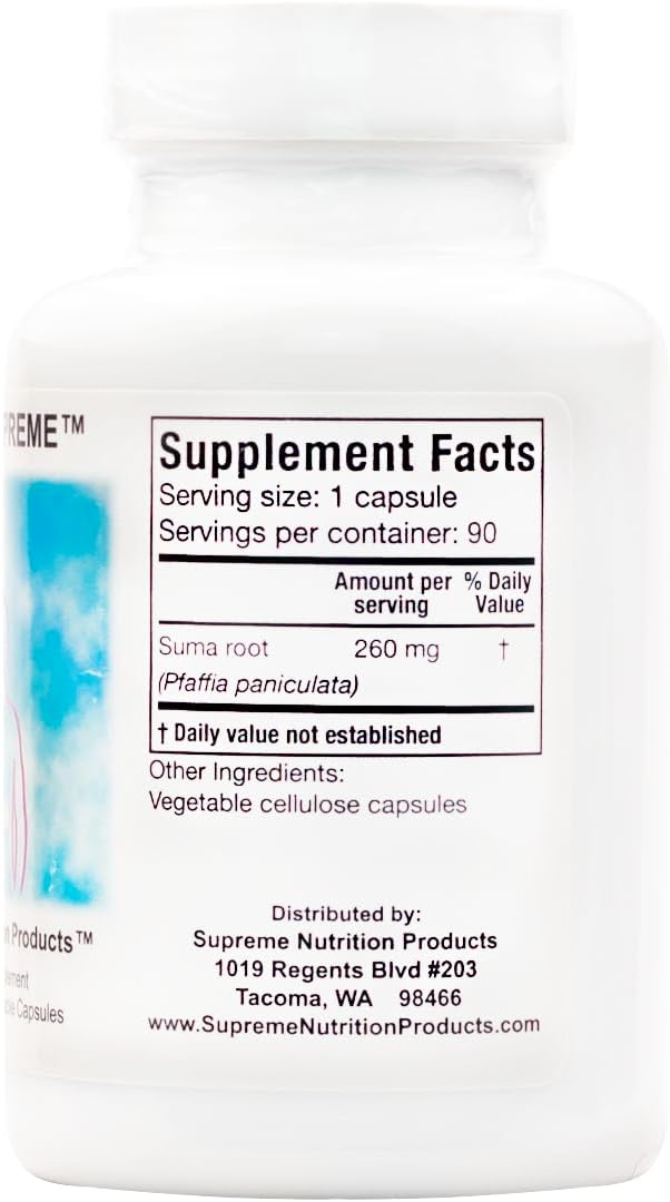 Supreme Nutrition Endo Supreme - 90 Cápsulas Vegetarianas de Raíz de Suma Pura