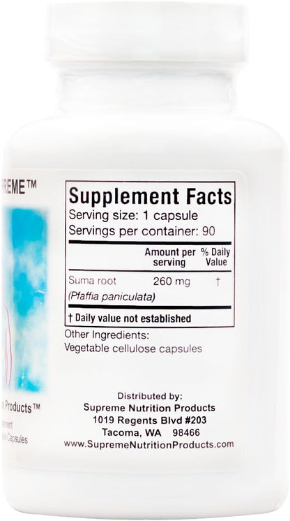Supreme Nutrition Endo Supreme - 90 Cápsulas Vegetarianas de Raíz de Suma Pura – Image 3