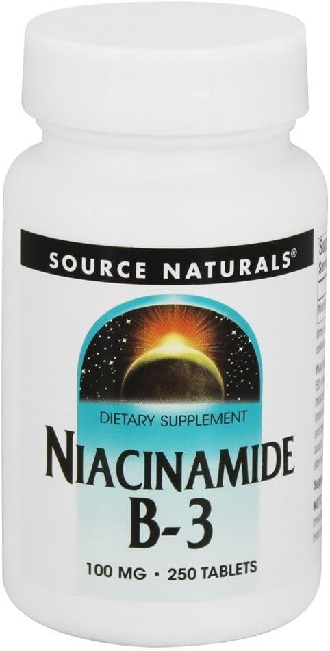 Source Naturals Niacinamida B-3 100 mg | 250 Tabletas