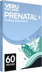 Veru Wellness Prenatal Plus Daily - Parches Prenatales con Folato, Calcio y Magnesio (60 Parches)