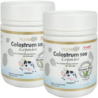 Hi Well Premium Colostro Bovino 100% Puro de Nueva Zelanda - 500 mg, 120 Cápsulas (Pack de 2)