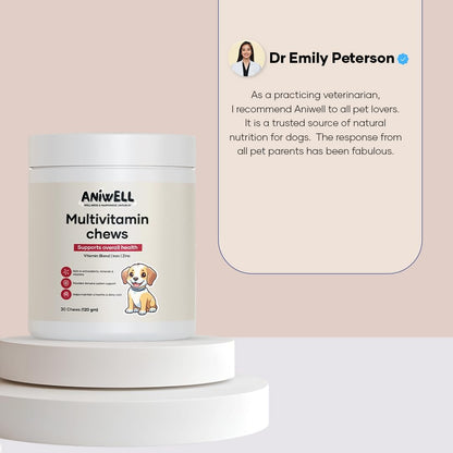 Aniwell Multivitamínico para Perros – Apoyo – Complejo vitamínico: Vitaminas C, E y del grupo B que participan en – Image 5