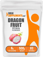 BulkSupplements.com Polvo de Fruta de Dragón (Pitaya Rosa) - 250g