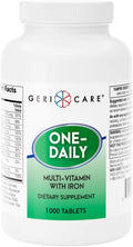 GeriCare One-Daily Multivitamínico con Hierro - 1000 Comprimidos
