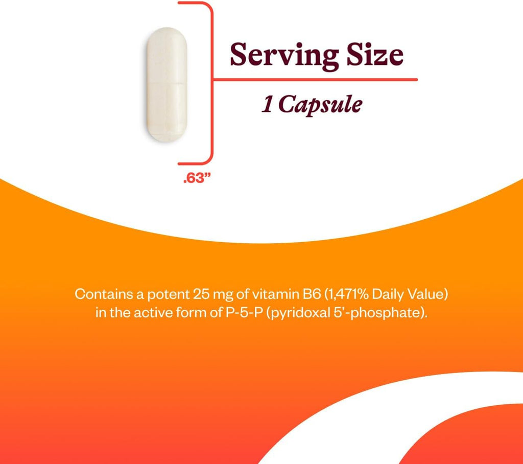 Seeking Health P-5-P (Piridoxal 5-Fosfato) - 25 mg, 100 Cápsulas