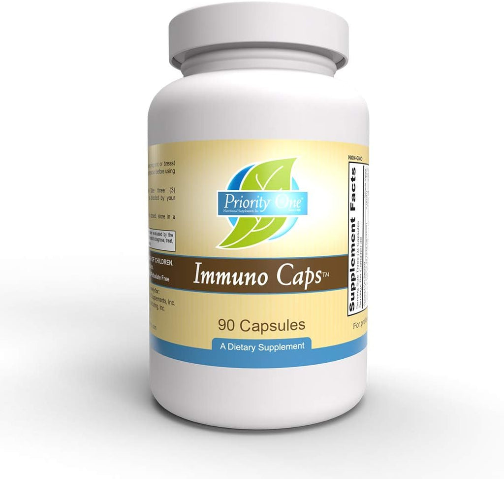 Priority One Vitamins Immuno Caps 90 Cápsulas – Apoyo al Sistema Inmunitario