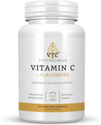 Vitamina C + Flavonoides 1000mg con Bioflavonoides Cítricos - 100 Cápsulas Veganas
