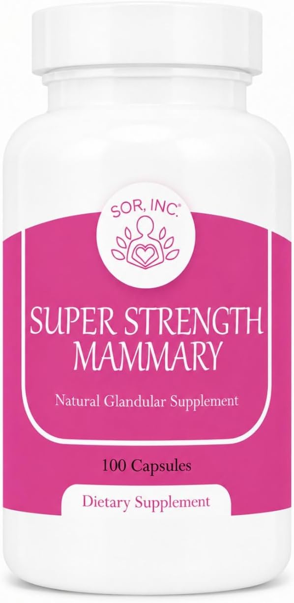 SOR, Inc. Super Strength Mammary Fórmula de Mejora del Pecho, 100 Cápsulas