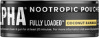 Fully Loaded Alpha Nootropic Pouches (Coco y Plátano) - 5 Latas - 15 Bolsitas por Lata
