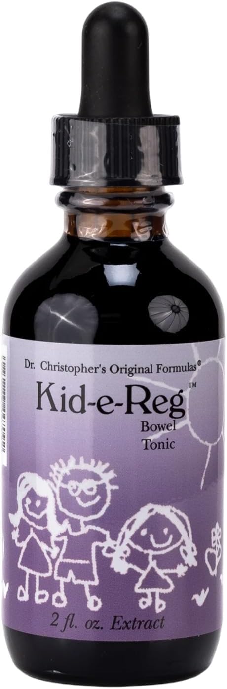 Christopher's Original Formulas Kid-e-Reg Tónico Herbal para Niños – Pack de 2 (2 oz cada uno)