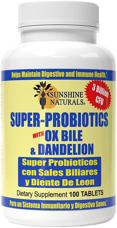 Sunshine Naturals Super Probióticos 100 Cápsulas
