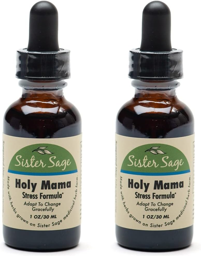 Holy Mama, Tintura Natural de Albahaca Santa (2x30 ml)