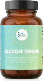 Glucose Defend con Berberina, Ácido Alfa Lipoico, CinSulin® Canela, Crominex 3+®, Extracto de Momordica Charantia, Vanadio – 60 Cápsulas Veganas
