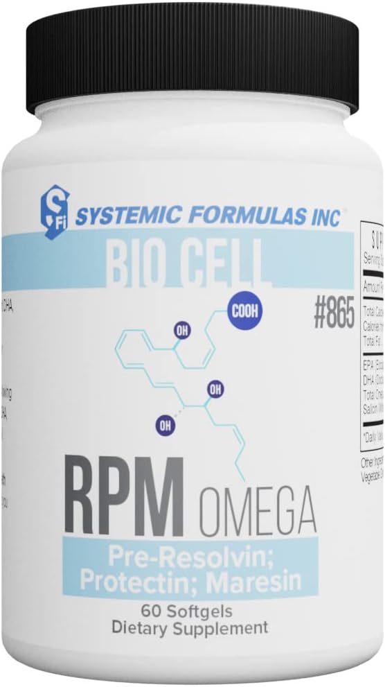 Systemic Formulas RPM Pre-Resolvin; Protectin; Maresin - 60 Cápsulas