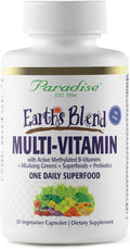 Earth's Blend Multivitamínico Diario Sin Hierro - Paradise Herbs