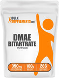 BulkSupplements.com DMAE Bitartrate Powder - Dimethylaminoethanol Bitartrate, 350mg per Serving, 100g (3.5 oz)