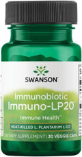 Swanson Immunobiotic Immuno-Lp20 50 mg, 30 Cápsulas Veganas