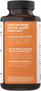 LifeSeasons Clinical Immunity Daily Boost - Complemento para el Sistema Inmunológico con Pre+Probióticos, Saúco, Zinc, Vitamina C y D3 - 60 Cápsulas