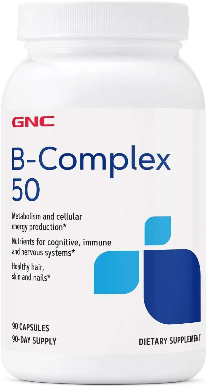 GNC B-Complex 50 - 90 Cápsulas (90 Porciones)