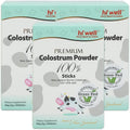 Hi Well Premium Grass-Fed Colostrum Powder - Pack de 3 (90 Sticks)