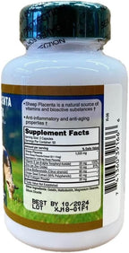 Sheep Placenta Complex, 4 Envases de 100 Cápsulas, Fabricado en EE.UU.