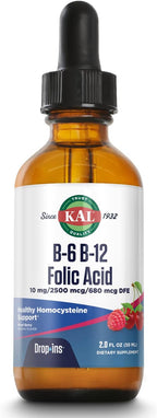 KAL Vitaminas B-6 B-12 Metil Folato ActivMelt - 60 comprimidos sublinguales