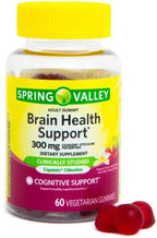 Spring Valley Gominolas Vegetarianas para la Salud Cerebral con Cognizin Citicoline, 60 unidades