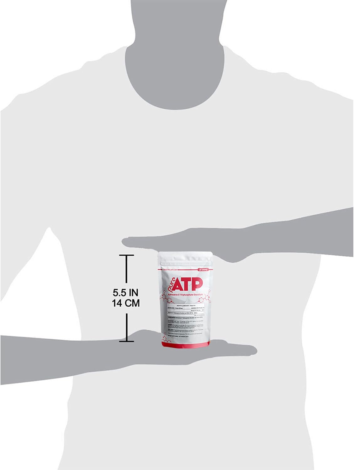 BulkStimulants Pure ATP Adenosine Triphosphate Powder (20 g)
