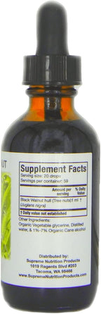 Supreme Nutrition Tintura de Nuez Negra, 60 ml (59 dosis)