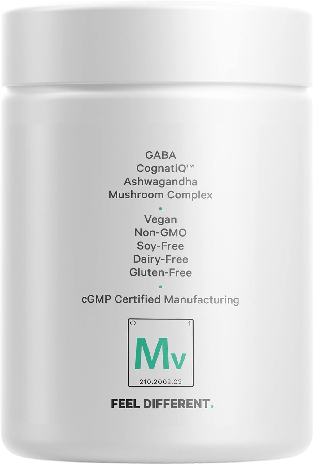 Codeage Meditate Vitaminas+ Suplemento - CognatiQ, DHH-B, GABA, Ashwagandha, Setas Orgánicas, Arándanos - 60 Cápsulas