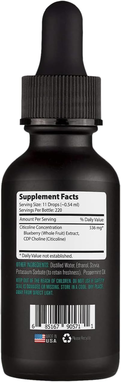 Lyfetrition Citicolina Gotas Líquidas 536 mg, 118 ml, 220 Dosis