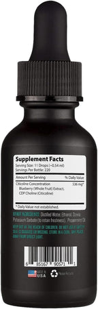 Lyfetrition Citicolina Gotas Líquidas 536 mg, 118 ml, 220 Dosis