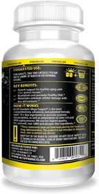 ACTIF Senolytic Support con 15+ Factores Avanzados - No Transgénico, Absorción Rápida, 60 Cápsulas