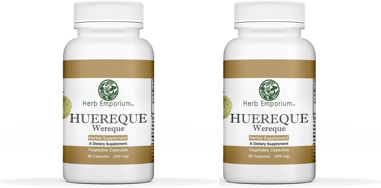Huereque (Wereke, Ibervillea sonorae) 180 Cápsulas de 950 mg - 2 Envases