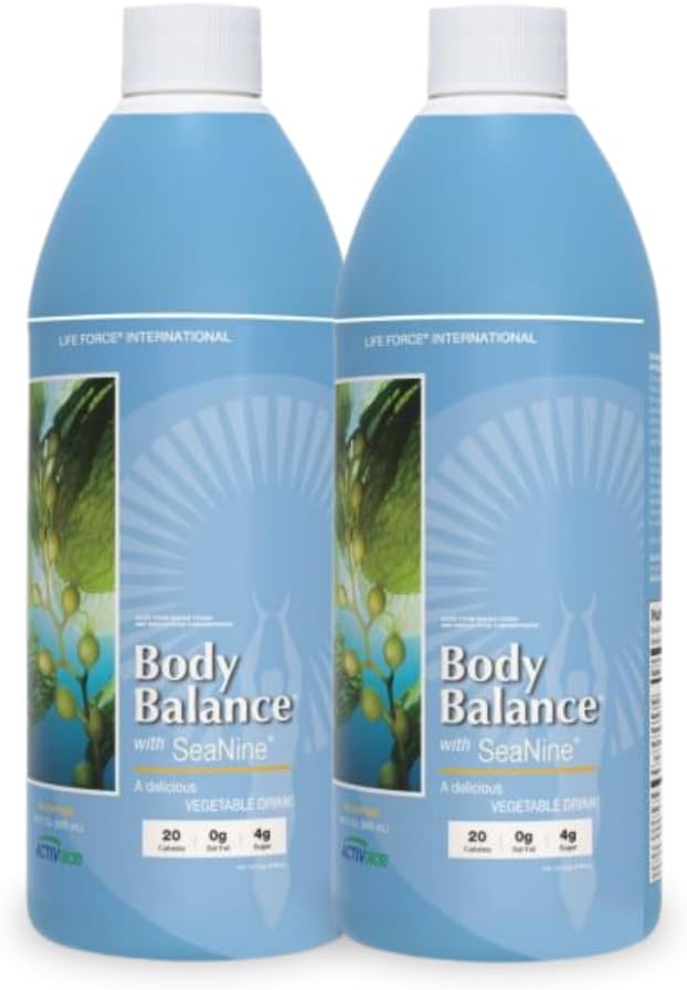 Youngevity Body Balance Land & Sea Plant Based Nutrition - 75+ Nutrientes con Algas, Aloe Vera y Miel - 32 Fl Oz (2 Unidades)