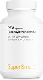 Supersmart - 99% PEA PalmitoilEtanolAmida 1200 mg al día con OptiPEA - 60 cápsulas vegetarianas