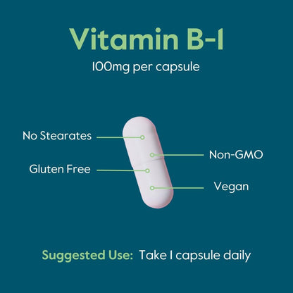 BESTVITE Vitamina B-1 100mg (240 Cápsulas – Metabolismo energético normal: La tiamina ayuda a descomponer los – Image 5