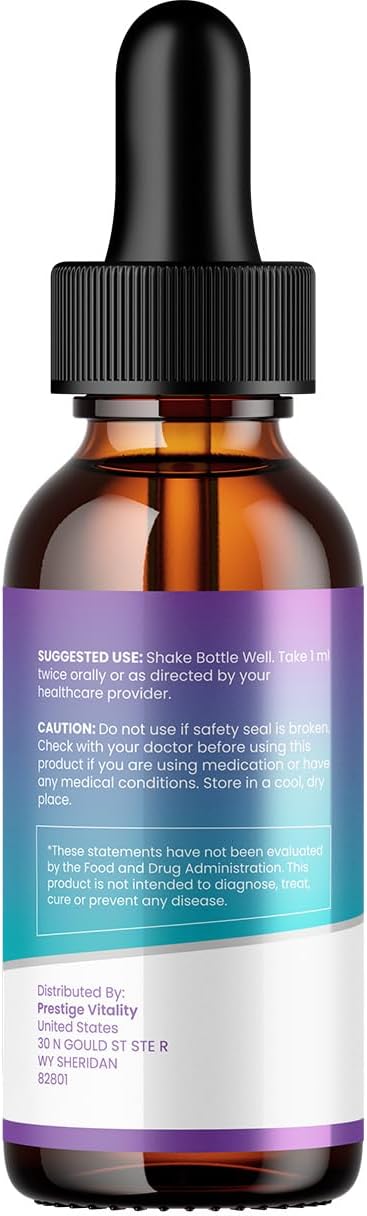 Gut Drops Healthy Formula – Suplemento Líquido Natural, Extra Fuerte, 1 Pack (1 Mes)