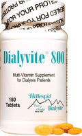 Dialyvite 800 Multivitamínico para Pacientes de Diálisis, 180 Comprimidos