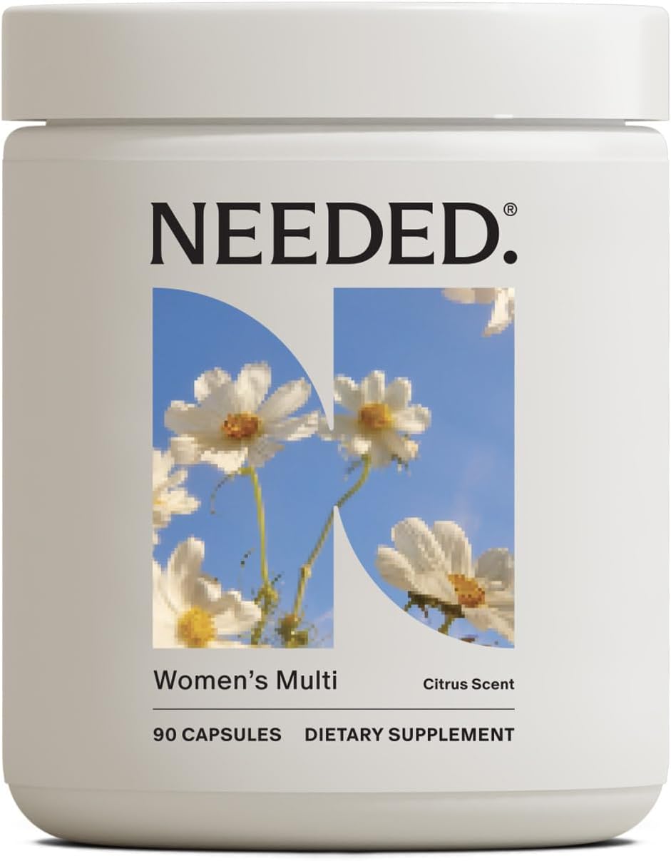Needed. Multivitamínico para Mujeres con 23 Vitaminas y Minerales - Sabor Cítrico