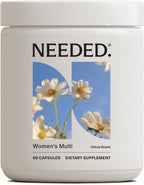 Needed. Multivitamínico para Mujeres con 23 Vitaminas y Minerales - Sabor Cítrico
