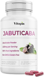 Jabuticaba en Polvo 1500mg por Dosis - 180 Cápsulas Veganas